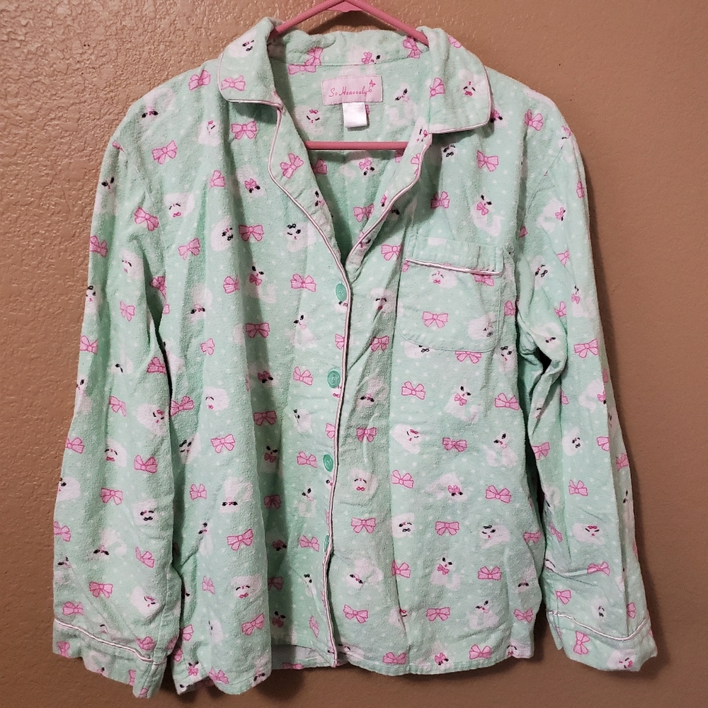 So Heavenly Adorable Kitty Pajama Top